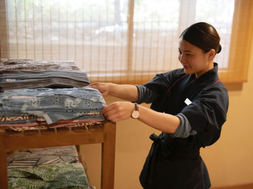 笑顔のスタッフ