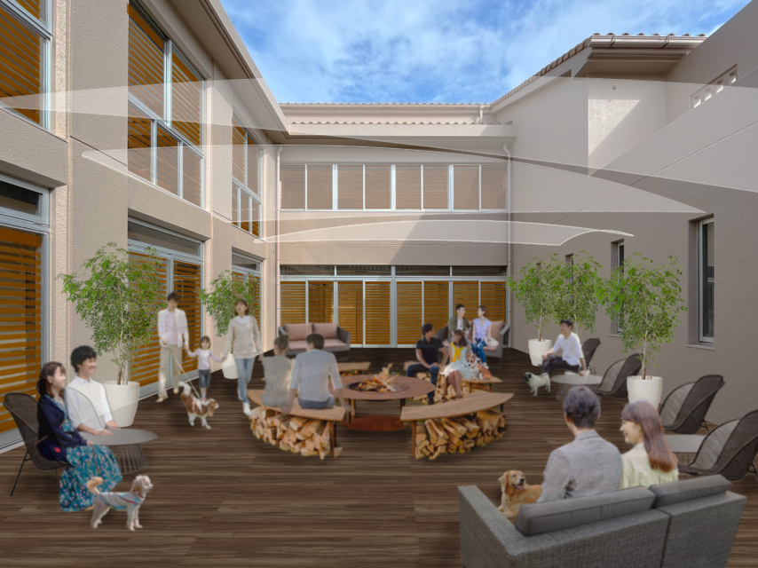 中庭（イメージ）