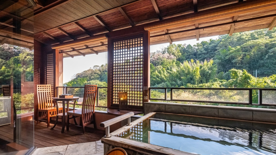 白雲荘客室露天風呂