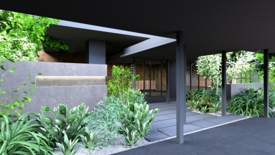 お宿 Onn湯田温泉入り口